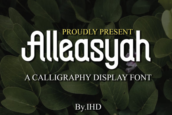Alleasyah: A Modern Script Font for Polished Branding