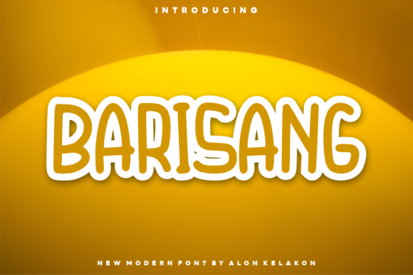 Barisang: A Bold Display Font for Branding Projects