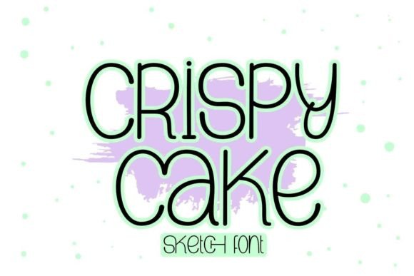 Crispy Cake Font Review for Editorial Design