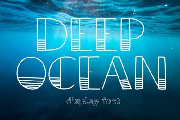 Deep Ocean Font for Business Branding
