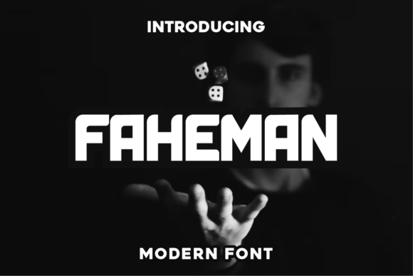 Faheman: A Bold Display Font for Editorial Design