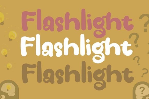 Flashlight Font: A Bright Addition to Handmade Creations
