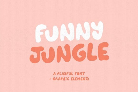 Funny Jungle Font for Handmade Creations