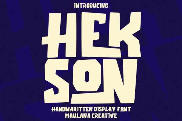 Hekson Font for Business Branding