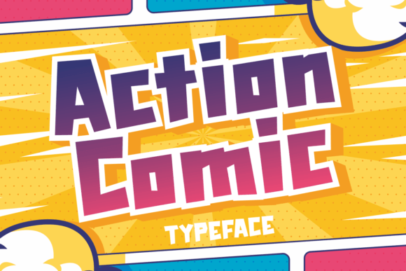 How Action Comic Elevates Branding with Bold Typography