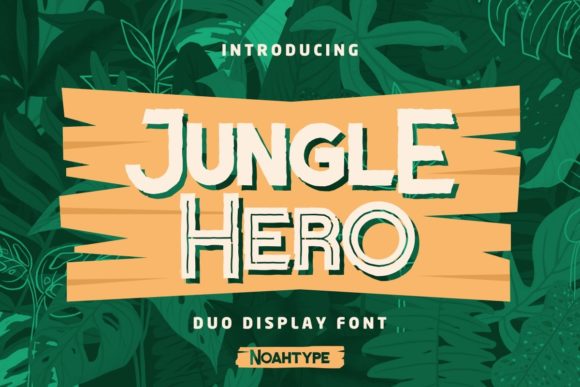 Jungle Hero: A Playful Font for Bold Branding