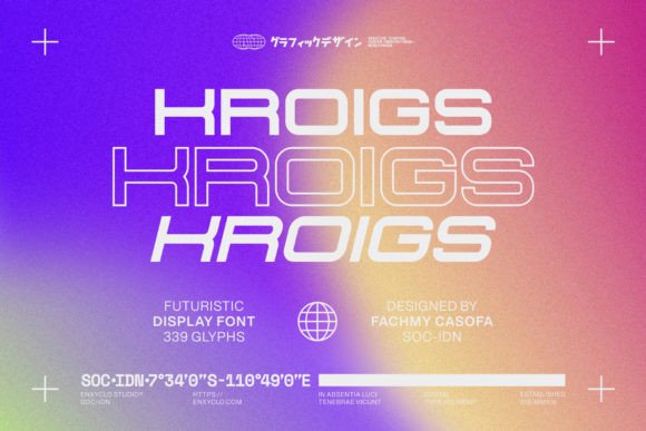 Kroigs: A Futuristic Font for Professional Branding