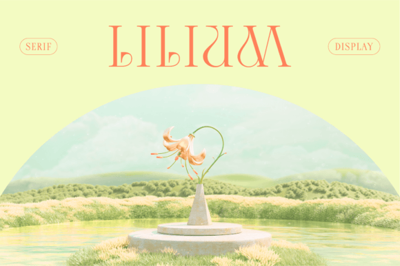 Lilium Display Font for Bold Branding