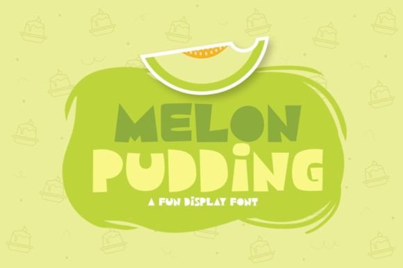 Melon Pudding: A Playful Display Font for Editorial Creativity