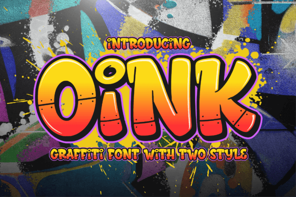 Oink Display Font for Web Design