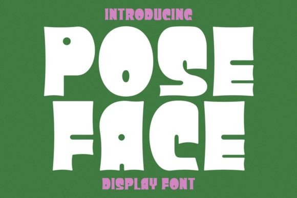 Poseface Display Font Review for Design Projects
