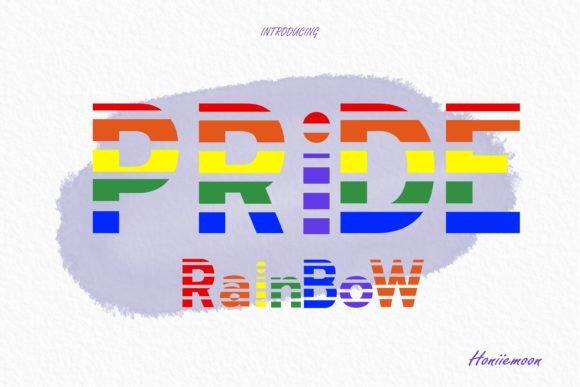 Pride Rainbow Font for Vibrant Branding
