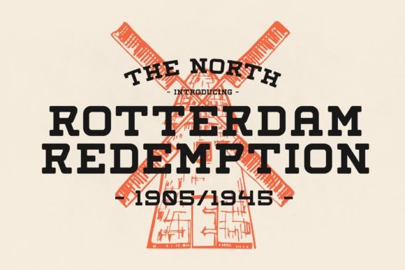Rotterdam Redemption: A Modern Display Font for Brand Campaigns