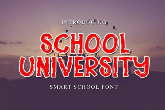 School University Font for Branding Projects