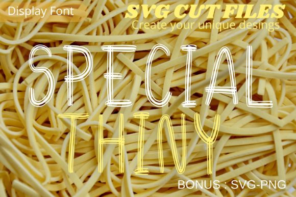 Special Thiny Font for Digital Marketing and Branding