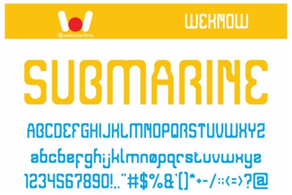 Submarine Font for Editorial Design and Branding