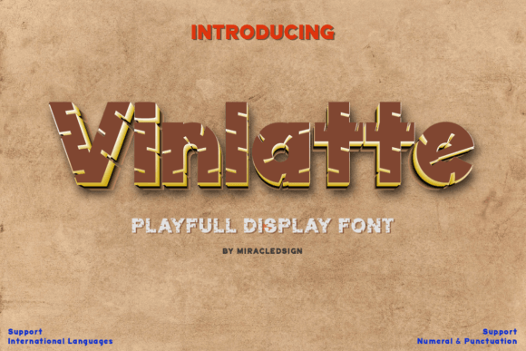 Vinlatte Font for Eye-Catching Brand Content